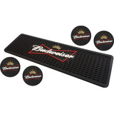 Bar Mat 50x15cm Tapete Escorredor 4 Porta Copos Heine