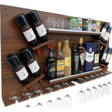 Bar Parede Adega Barzinho Grande Decoração 100 Mdf Oferta