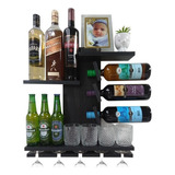 Bar Parede Adega Barzinho Vinho Decoração 100 Mdf Oferta