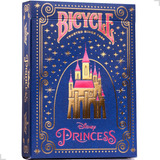 Baralho Bicycle Disney Princess Blue Cartas Premium Original