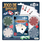 Baralho Cartas De Poker Iniciante Com 24 Fichas Las Vegas