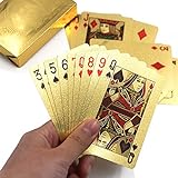 Baralho Dourado Dolar Luxo Cartas Poker