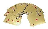 Baralho Dourado Ouro 24k Dollar Poker Cartas Jogos P Agua