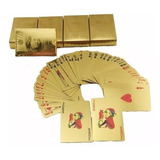 Baralho Dourado Ouro 24k Poker Truco