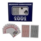 Baralho Duplo 1001 Profissional 2 Jogos De Cartas Com Revestimento Plástico 108 Cartas Para Poker Truco E Buraco