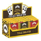 Baralho Poker Texas Hold em Copag 100 Pvc Caixa 12 Unidades