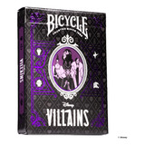 Baralho Premium Bicycle Disney Vilões Roxo