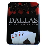 Baralho Profissional Plastico Truco Poker 2 Jogos Na Lata