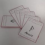 Baralho Runas Minimalista 25 Cartas Modelo 2 Oráculo Jogo De Cartas Personalizado