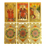 Baralho Tarô Dourado Gold Tarot Cartas
