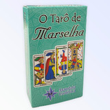 Baralho Tarot De Marselha Plastificado 78 Cartas Com Manual