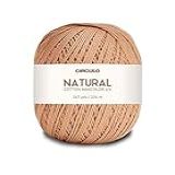 Barbante Barroco Maxcolor 6 200g 226m Castanha 7625 Círculo
