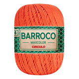 Barbante Barroco Maxcolor 6 Fios 400gr Linha Crochê Colorida Cor Telha