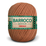 Barbante Barroco Maxcolor Multicolor Círculo N6 400g 452mts Cor 7259 Bronze