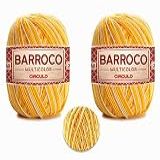 barbante circulo barroco multicolor