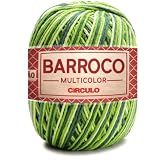barbante circulo barroco multicolor