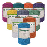 Barbante Euroroma 1 8kg Big Cone 6mm 1830m Cores