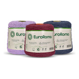 Barbante Euroroma 1 Kg Fio 6 Diversas Cores
