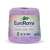 Barbante EuroRoma Colorido 4 8 1 Kilo 762 Metros Cor LILAS CLARO EUROROMA