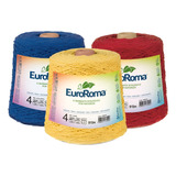 Barbante Euroroma N4 Colorido 600g