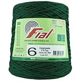 Barbante Fial N 6 717m 700g Verde Soldado 48