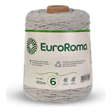 Barbante Linha Euroroma Fio 6 600g 610m Escolha A Cor