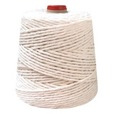 Barbante Macramê Cordão Grosso 24 Fios 1 Kg Colorido Cor Cru