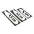 Barbatanas Plásticas Para Colarinho Camisa Kit C/40 Pares