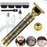 Barbeador De Cabelo Barba T9 Elétrico Dragão Clipper Sem Fio
