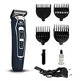 Barbeador Elétrico Aparador De Pelos Corporal E Barba Sport Barber Sem Fio Com 4 Acessórios Relaxmedic