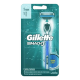 Barbeador Gillette Mach3 Acqua grip Aparelho 1 Cartucho