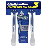 Barbeador Gillette Prestobarba Ultragrip3 Descartável 2 Un