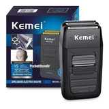 Barbeador Shaver Elétrico Sem Fio Kemei 2 Lâminas Km 1102