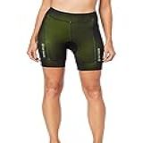 Barbedo Bermuda Racing Para Mulheres Preto Neon GGG