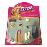Barbie 1980 Cartela Finishing Add ons Acessórios Antiga 80