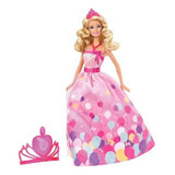Barbie Aniversário Princesa Com Tiara Mattel De 2011