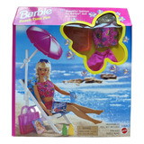 Barbie Beach Fun Roupas Cadeira Guarda Sol 1998 Antiga 80 90