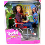 Barbie Becky Photographer 1998 Cadeirante Antiga 80 90