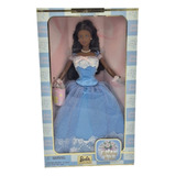 Barbie Birthday Wishes Azul Collector Negra Antiga 80 90