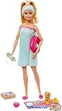 Barbie Boneca Articulada Com Cachorrinho Dia De Spa GJG55 Mattel