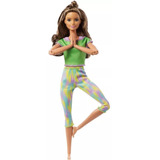 Barbie Boneca Feita Para Mexer Made To Move Morena Mattel