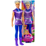 Barbie Boneco Ken Príncipe Loiro Dreamtopia Mattel Hlc23