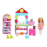 Barbie Chelsea Playset Loja De Brinquedos Mattel Hny59