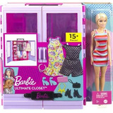 Barbie Closet Luxo Fashionista E Acessórios