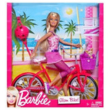 Barbie Com Bicicleta Glam