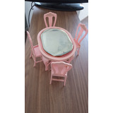 Barbie Estrela Mesa De Jantar Brinquedo Casa Da Barbie 80s