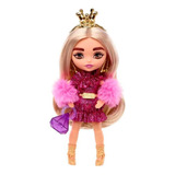 Barbie Extra Minis Vestido De Festa Rosa Hjk67