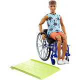Barbie Fashionista Ken Moreno Com Cadeira