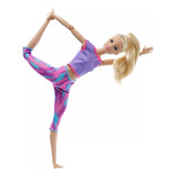 Barbie Feita Para Mexer Loira Articulada