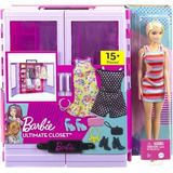 Barbie Guarda Roupa De Luxo Com